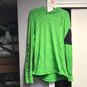 Green Reebok CrossFit pull over
